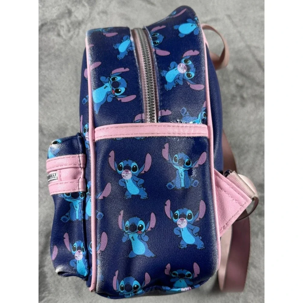 Disney Lilo & Stitch All Over Print Mini Backpack Blue B-83727289